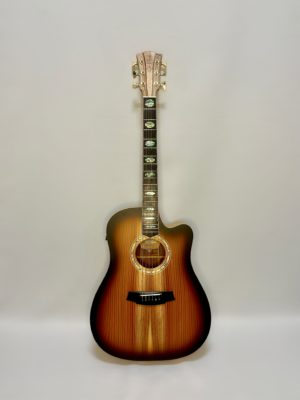 Cole Clark FL3EC Fat Lady Sunburst Redwood Blackwood