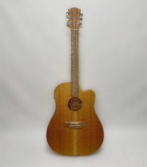Cole Clark FL1EC Fat Lady Southern Silky Oak Left Hand