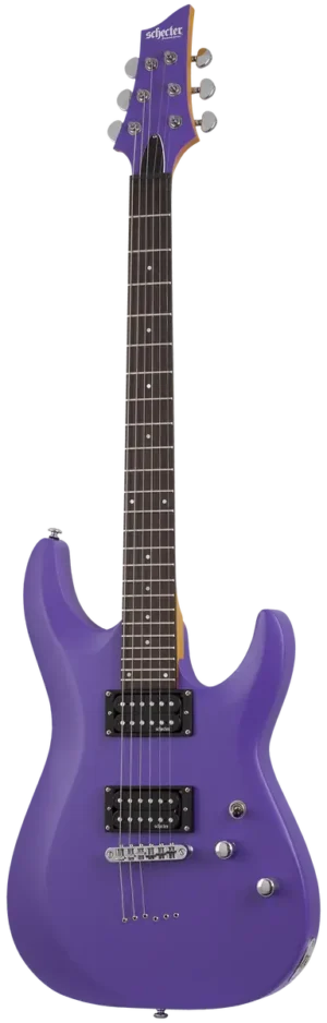 Schecter C6 Deluxe Satin Purple