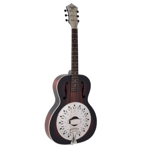 Recording King Rattlesnake Wood Body Resonator Guitar