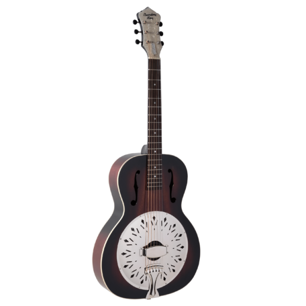 Recording King Rattlesnake Wood Body Resonator Guitar